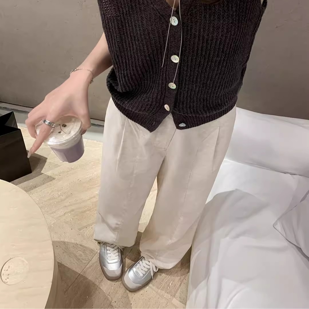 Ddmysports Cowhide Version Su Yinyin S Same Korean Lace Up Splicing Casual Sports Women Board Thick Soled White Shoes OUTDOOR