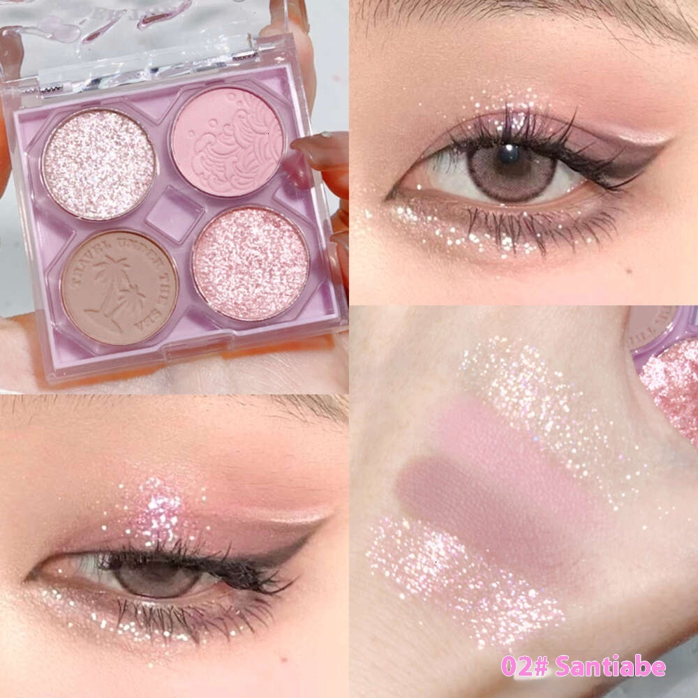 Student Friendly Xixi 'Dreams at Sea' Eyeshadow Kit Multi-Shade Collection with Pearlized Effects