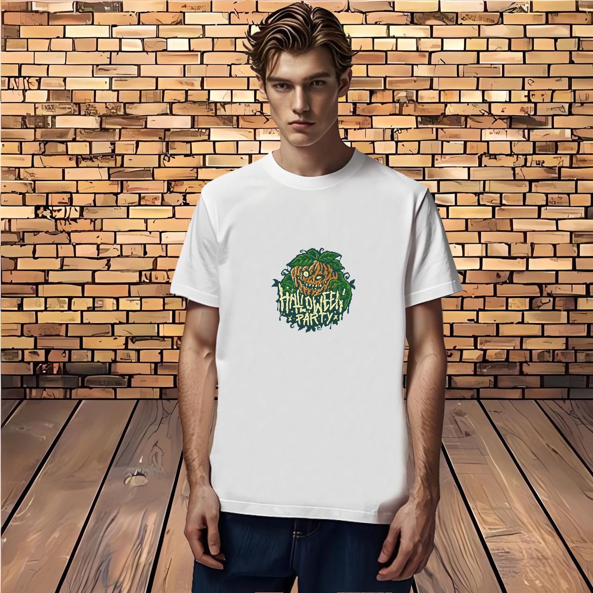 Brand T-Shirts 230g Cotton skull Hip Hop Graphic Short Sleeve O-Neck Men Clothes T-Shirt DIY Tees Shirts