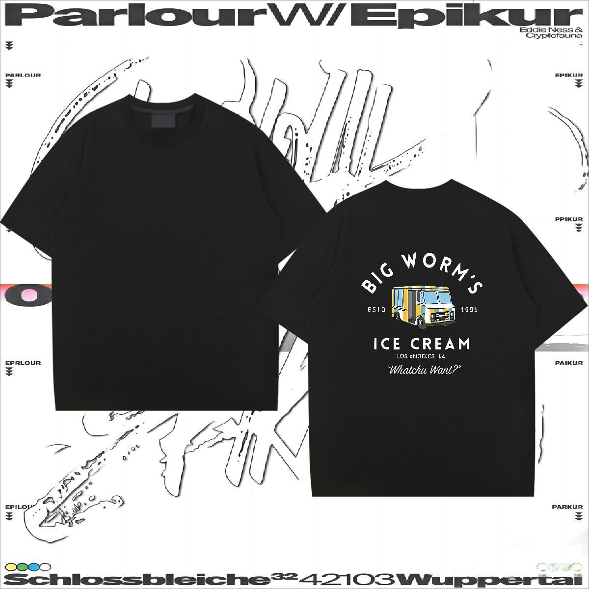 Unisex T shirt 230g Cotton car Daily Outfit Cartoon Print O Neck Short Sleeves Mens Tshirts 2024 Top Tees