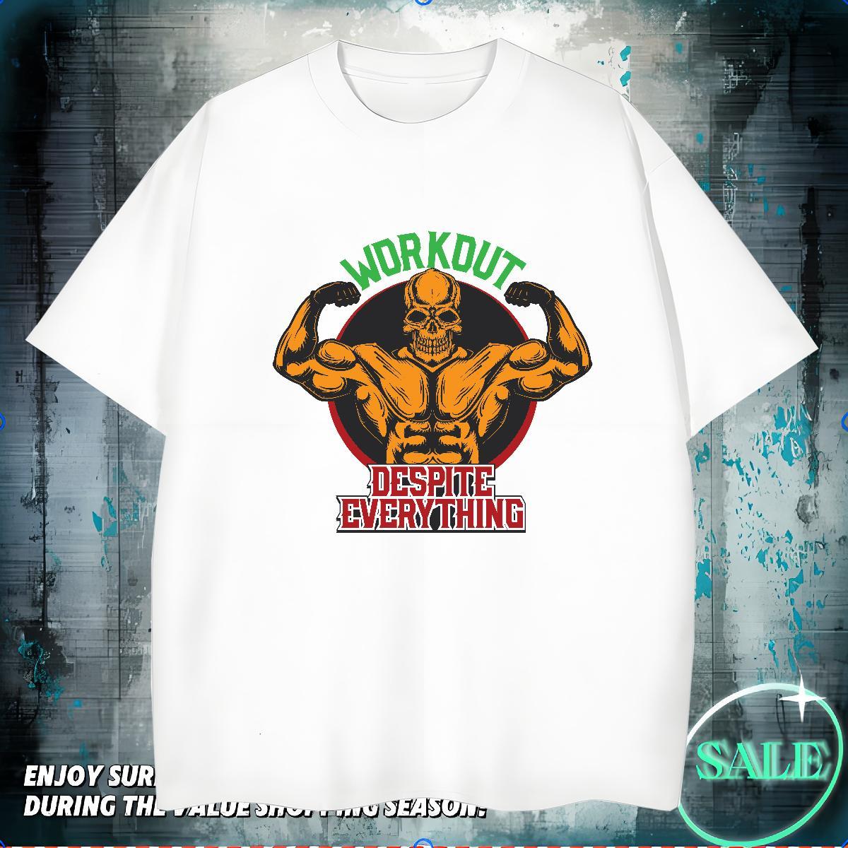 Cool Man T Shirts 100% Cotton 230g skull Daily Outfit Custom Printed Short Sleeve O-Neck Men Tshirts Stylist Wear