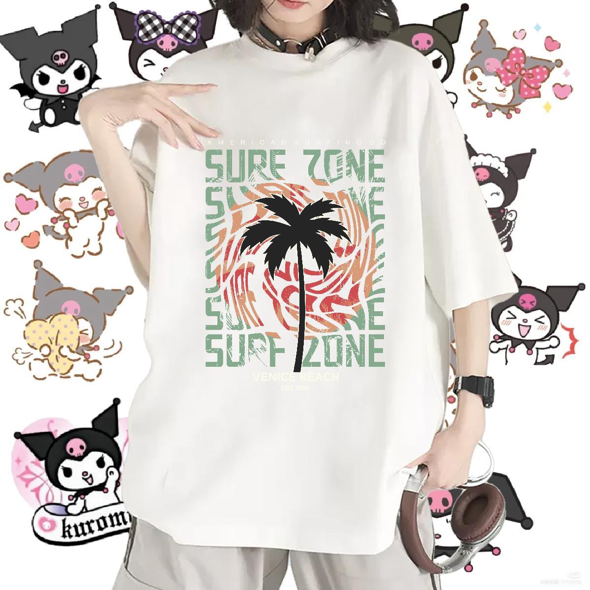 Lady Womens Tshirts 230g Pure Cotton tree Sport Womens T Shirts Crew Neck White Plus Size Wear