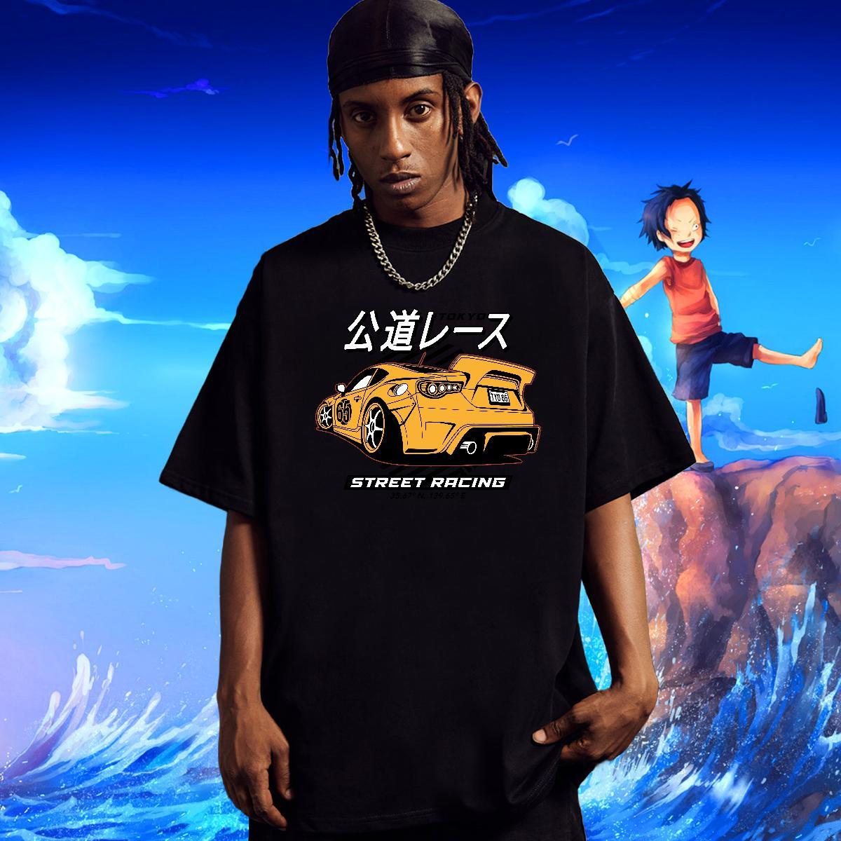 Comfortable Men T Shirts 230g 100% Cotton car Sports Casual Custom Printed Breathable Crew Neck Tshirts DIY Customized Tees Shirts