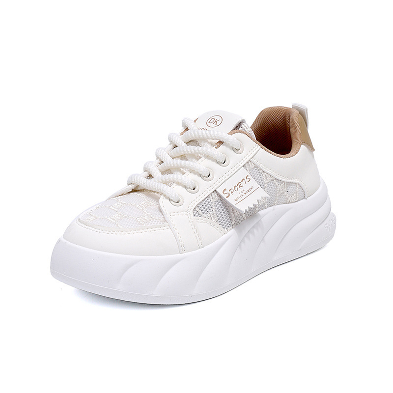 Ddmysports Breathable Mesh White Flat Bottom Women S Board New Summer Non Slip Soft Sole Sports Shoes OUTDOOR