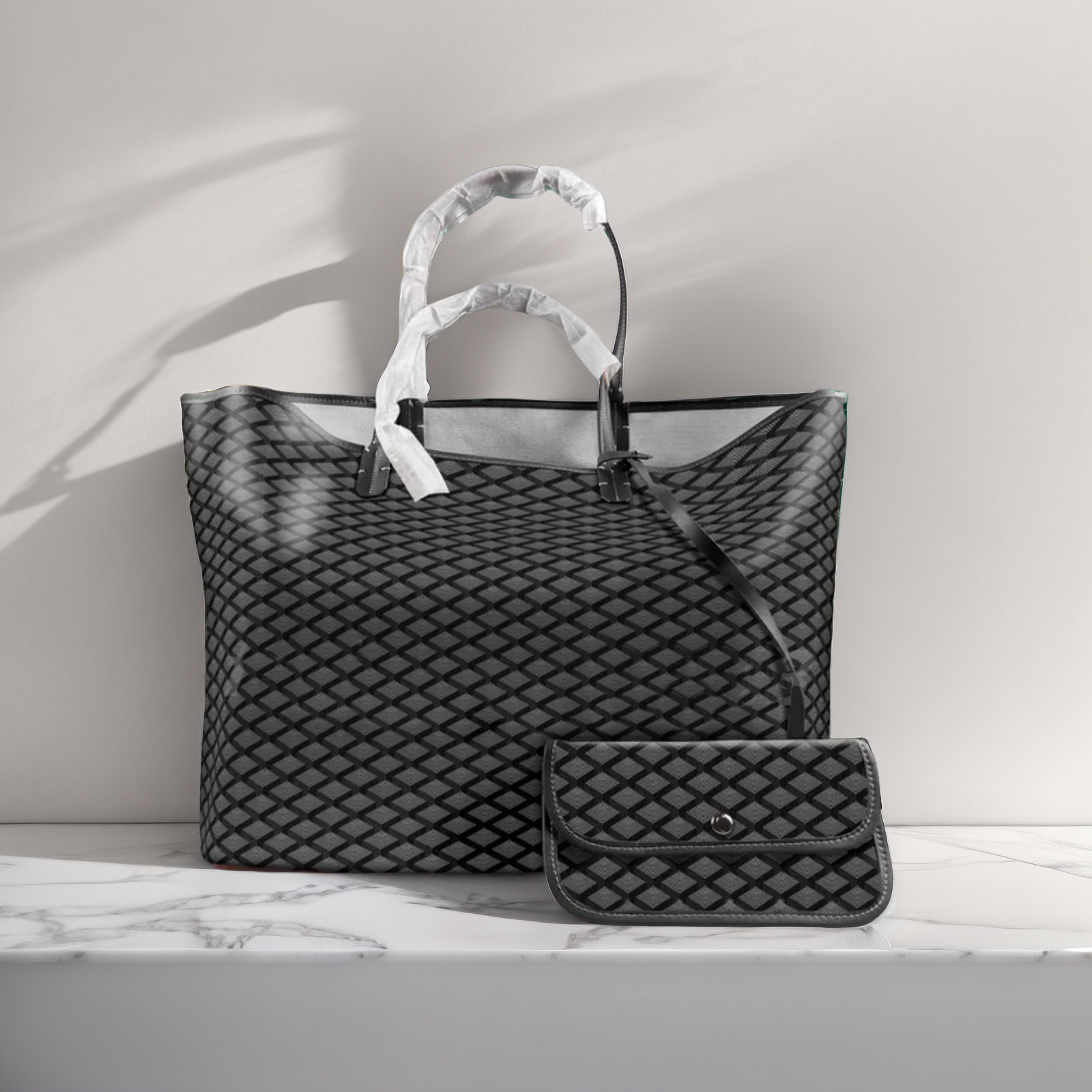 10A Designer Bag Luxury Tote Wallet Leather Messenger Bag Shoulder Bags Carrying Handbag Womens Large Capacity Composite Shopping Bag Plaid Double Letter Purse