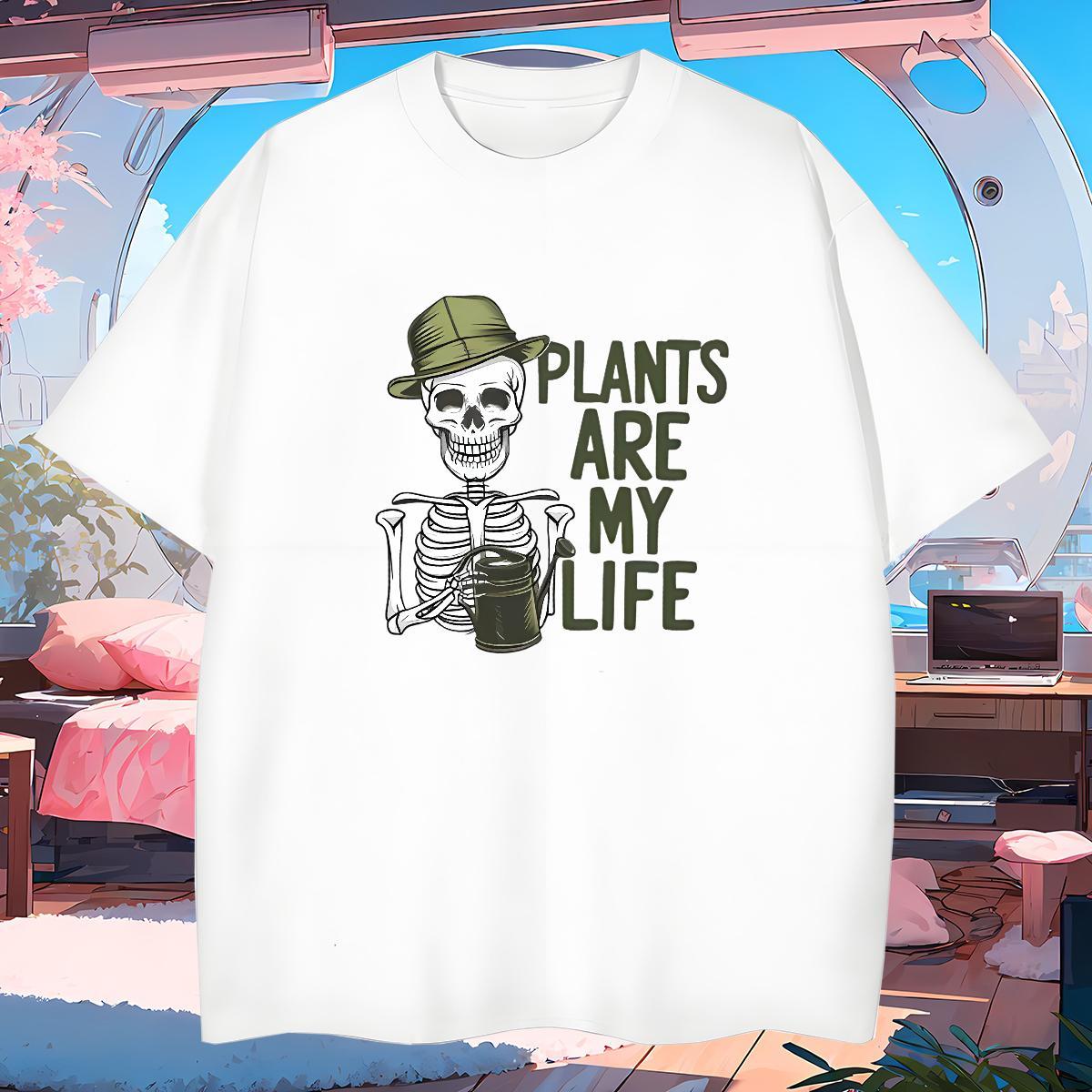 Classic Men T Shirts 100% Cotton 230g skull Beach Custom Print Plus Size Breathable Soft Men Tees DIY Customized Tops