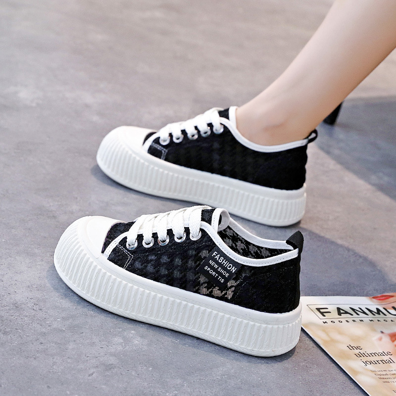 Ddmysports Little White Women S Summer New Breathable Mesh Ollow Out Thin And Versatile Instagram Shoes KT OUTDOOR