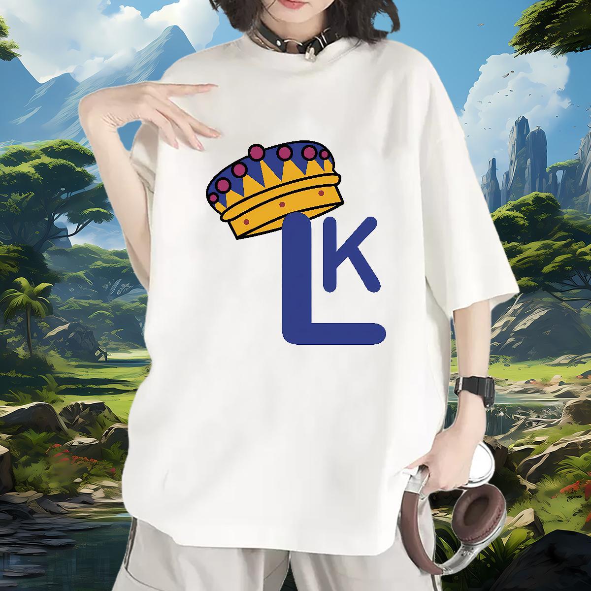 Lady Woman Tshirt 230g Pure Cotton letter Casual T Shirt For Woman O Neck Short Sleeves Custom Printed Clothings