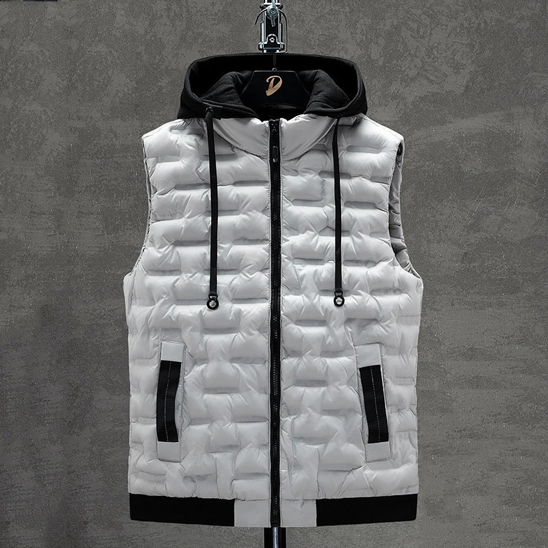 selling mens winter vest casual sleeveless jacket outerwear 240822