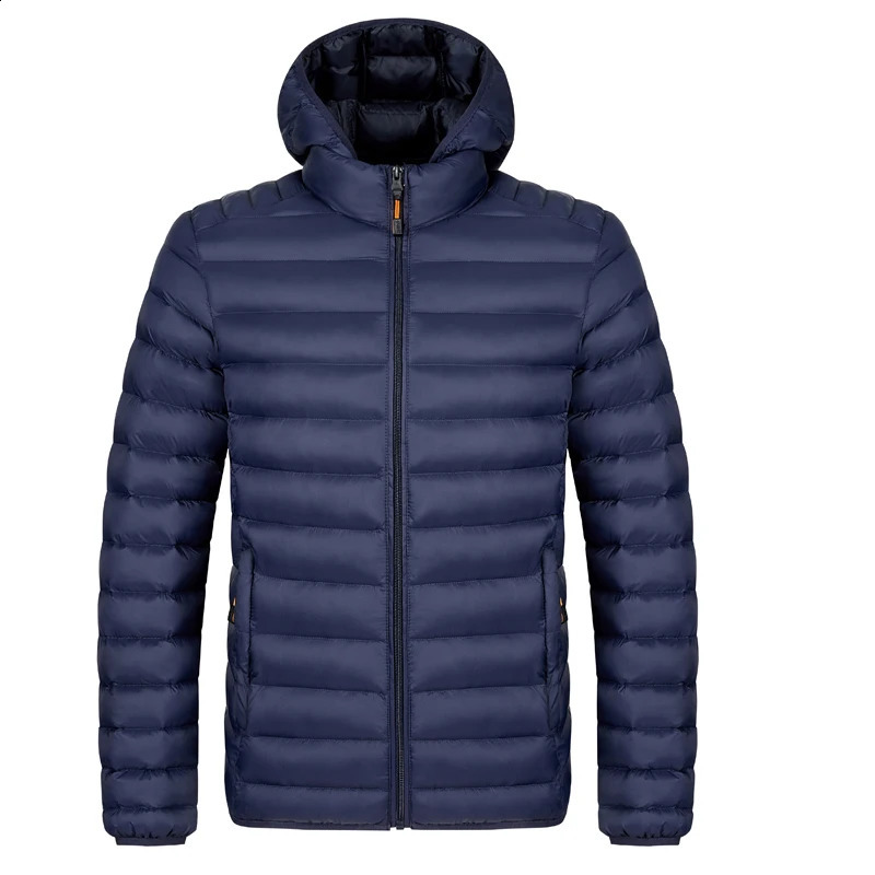 Mens winter warm Parkas jacket mens autumn hooded windproof casual Plus 6XL 240822