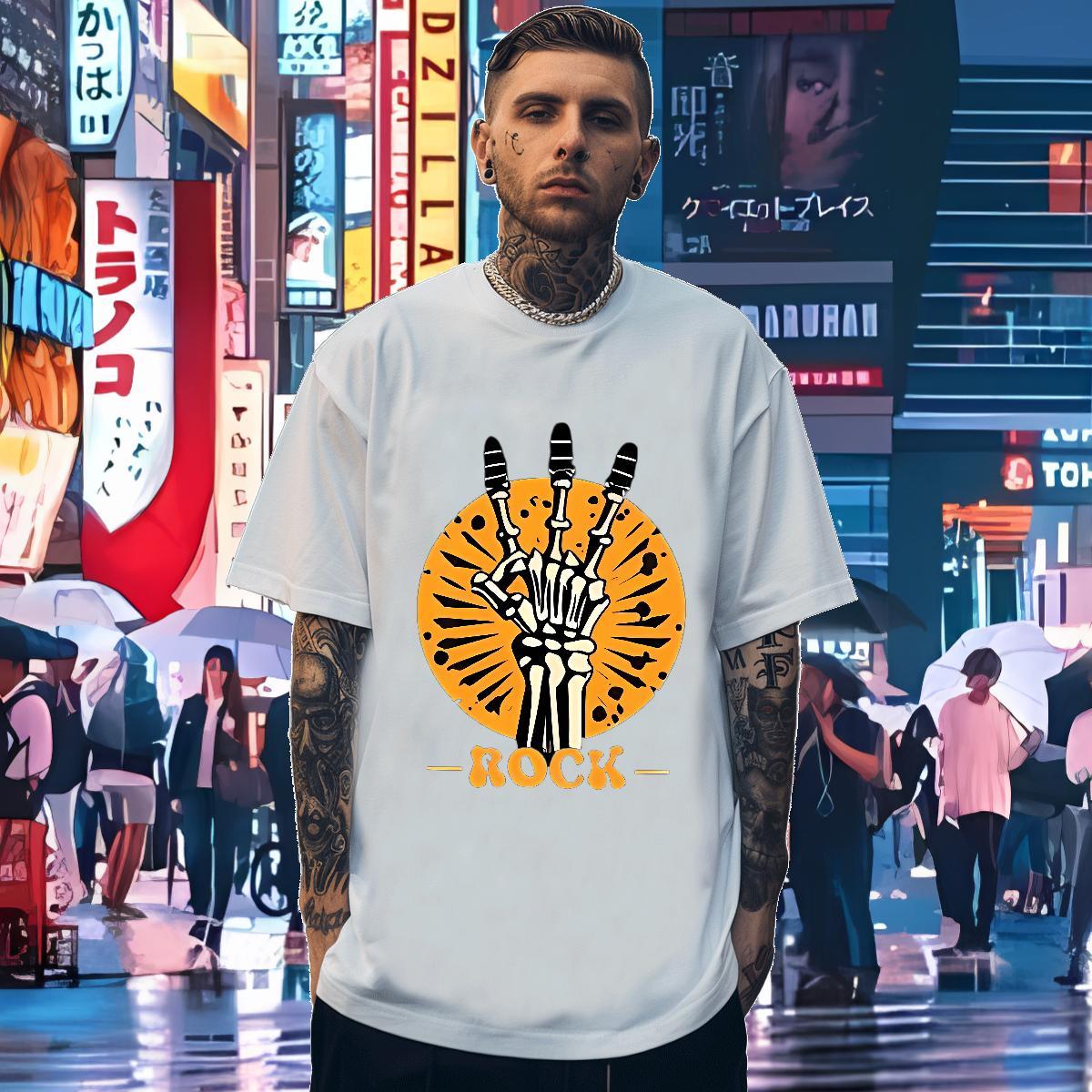 Brand Mens T Shirts 230g Cotton halloween Beach Customized O Neck Short Sleeves Tshirt for Man Woman 2024 DIY Top Tees