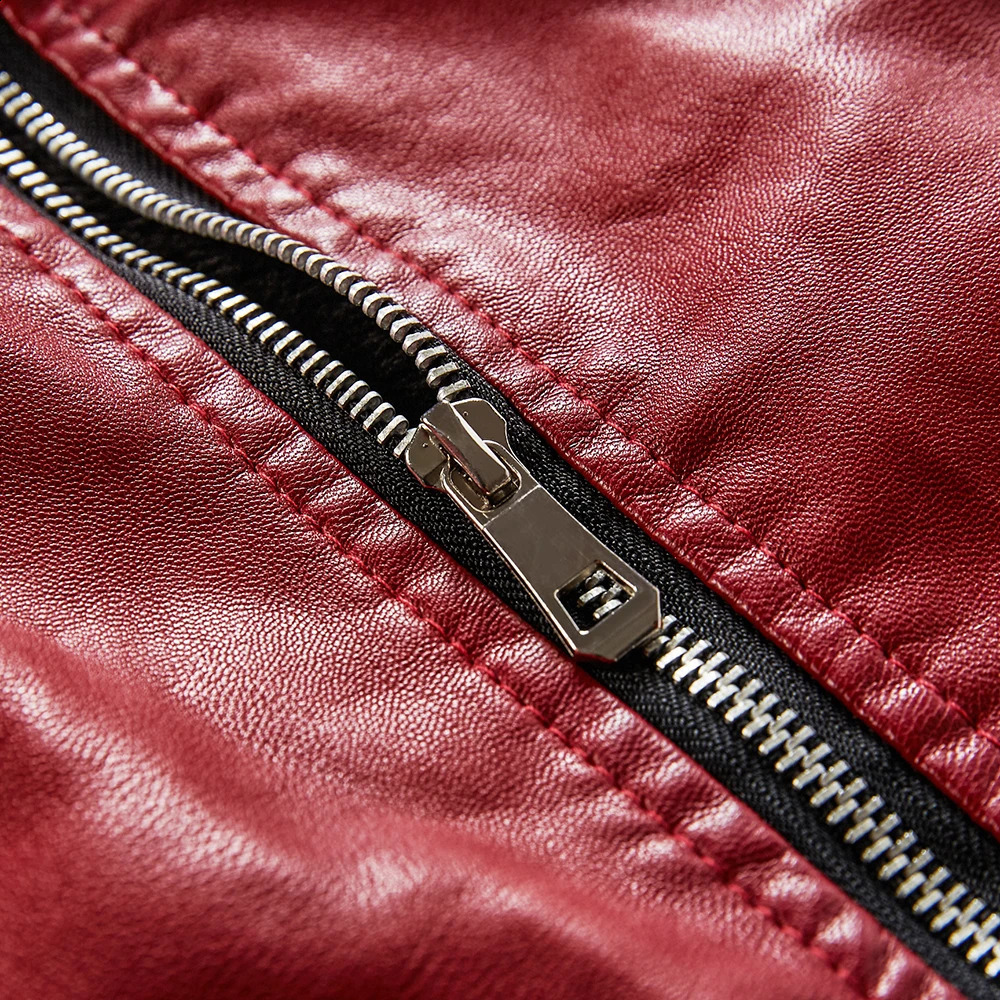 Men Autumn Jacket Bomber Biker Zipper Motorcycle Faux Fur Coat Male Fleece Pilot Vintage Good Quality PU Leather Jacket 240822