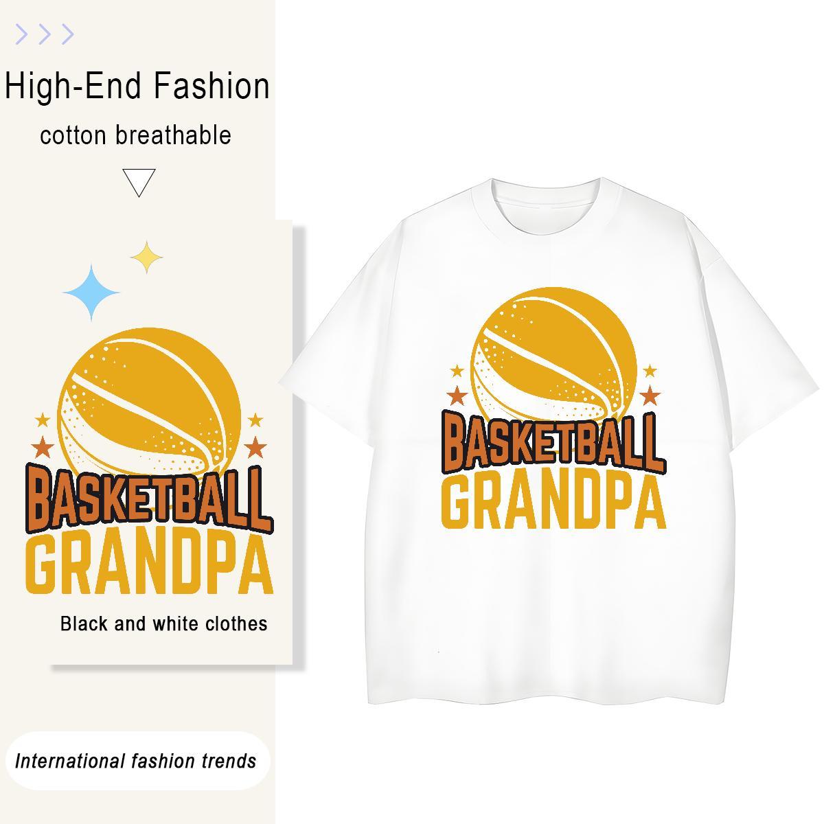 Loose fit Woman Tshirt 230g Pure Cotton basketball Outdoor T-Shirts Breathable Cartoon Anime Clothings