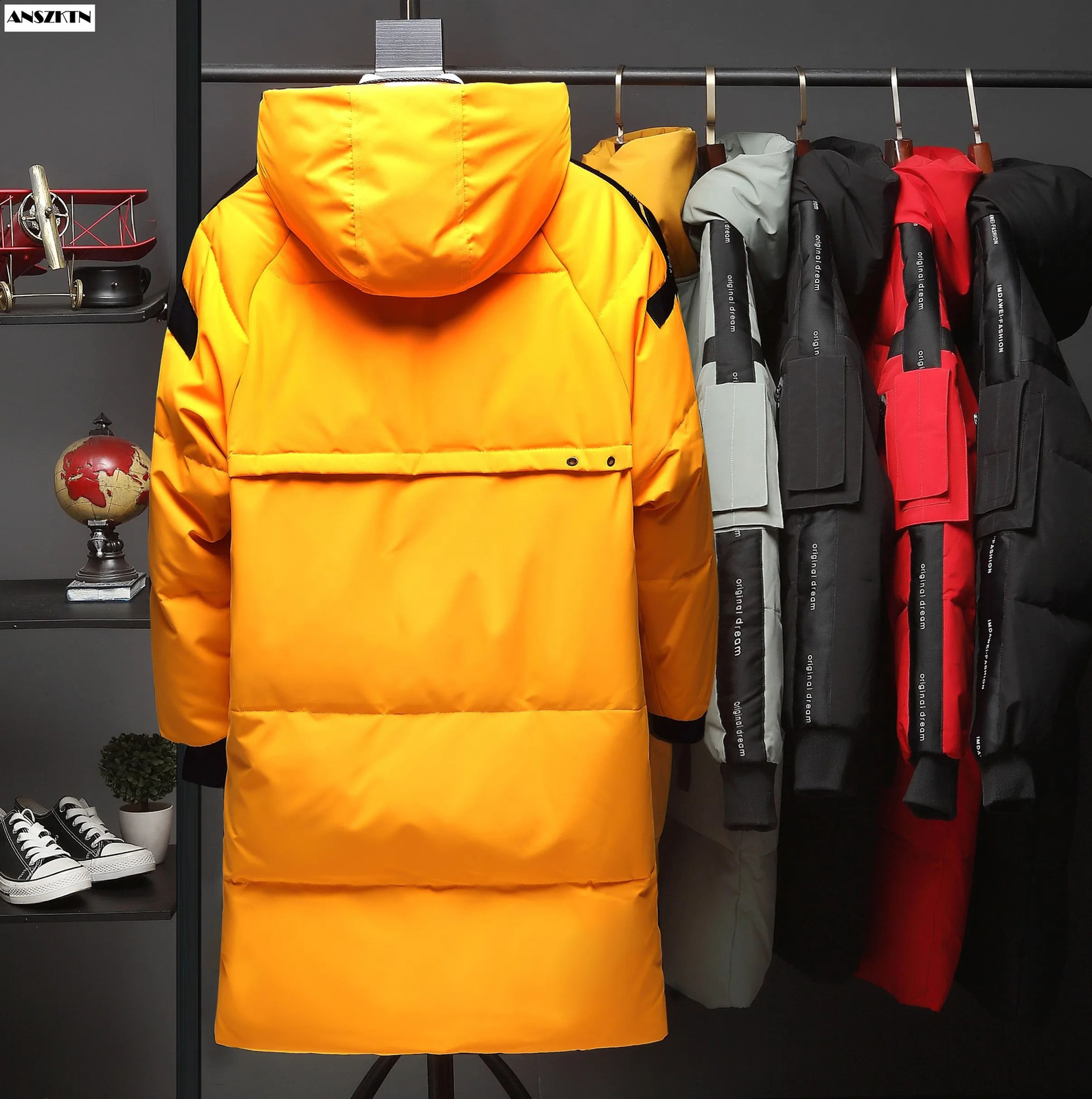 Ecommerce B247 Winter Korean Hooded Mens and Womens Jackets Youth Fashion 1966P190 240822