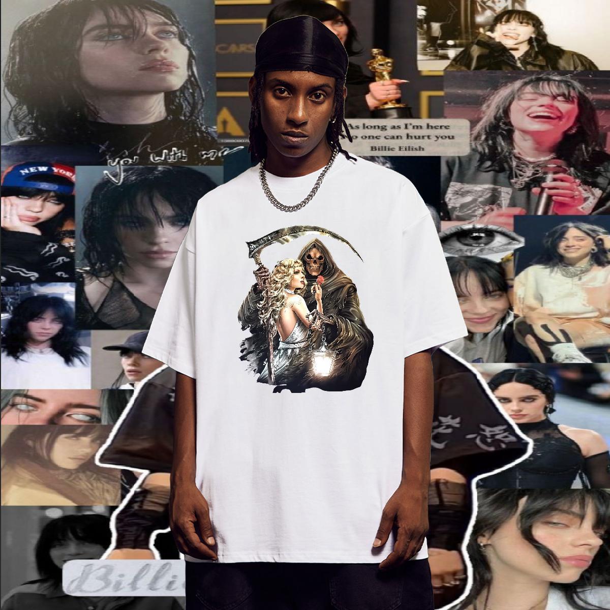 Loose Fit Man T Shirts 100% Cotton 230g skull Summer Casual Custom Print Oversized Breathable Tshirt for Man Woman New Arrival Tees Shirts