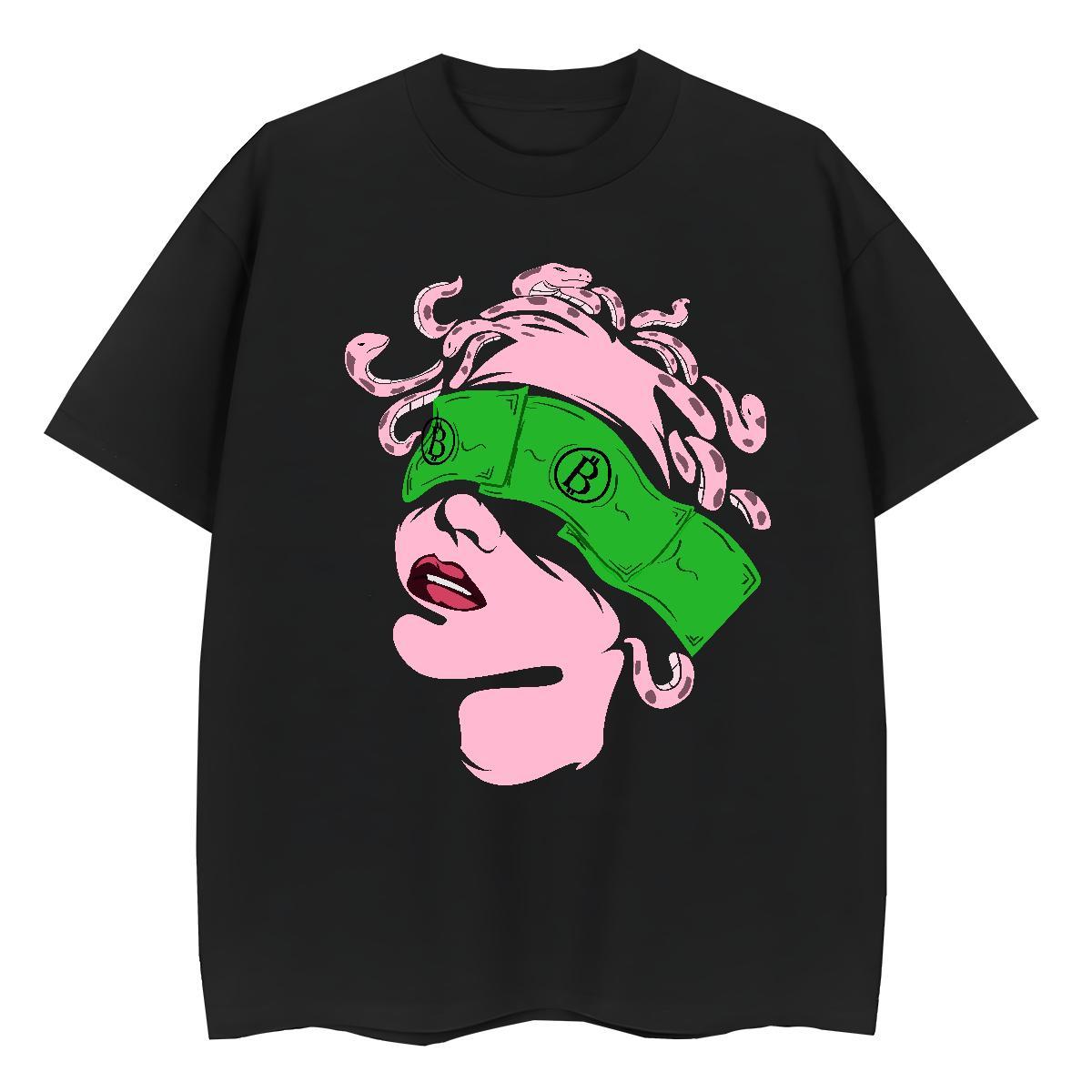 Popular Couples T Shirts 100% Cotton 230g painting Casual Beach T-Shirts for Women Breathable DIY Printed Clothes