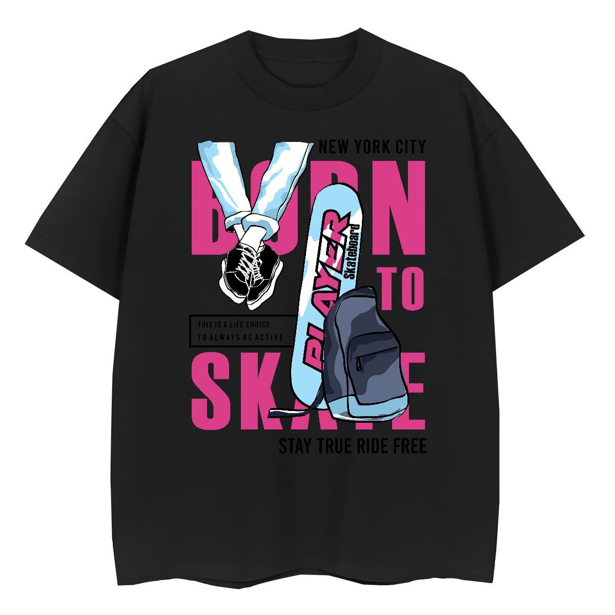 5A Unisex Tshirts 230g Cotton letter Outdoor T-Shirts Breathable Soft DIY Anime Wear