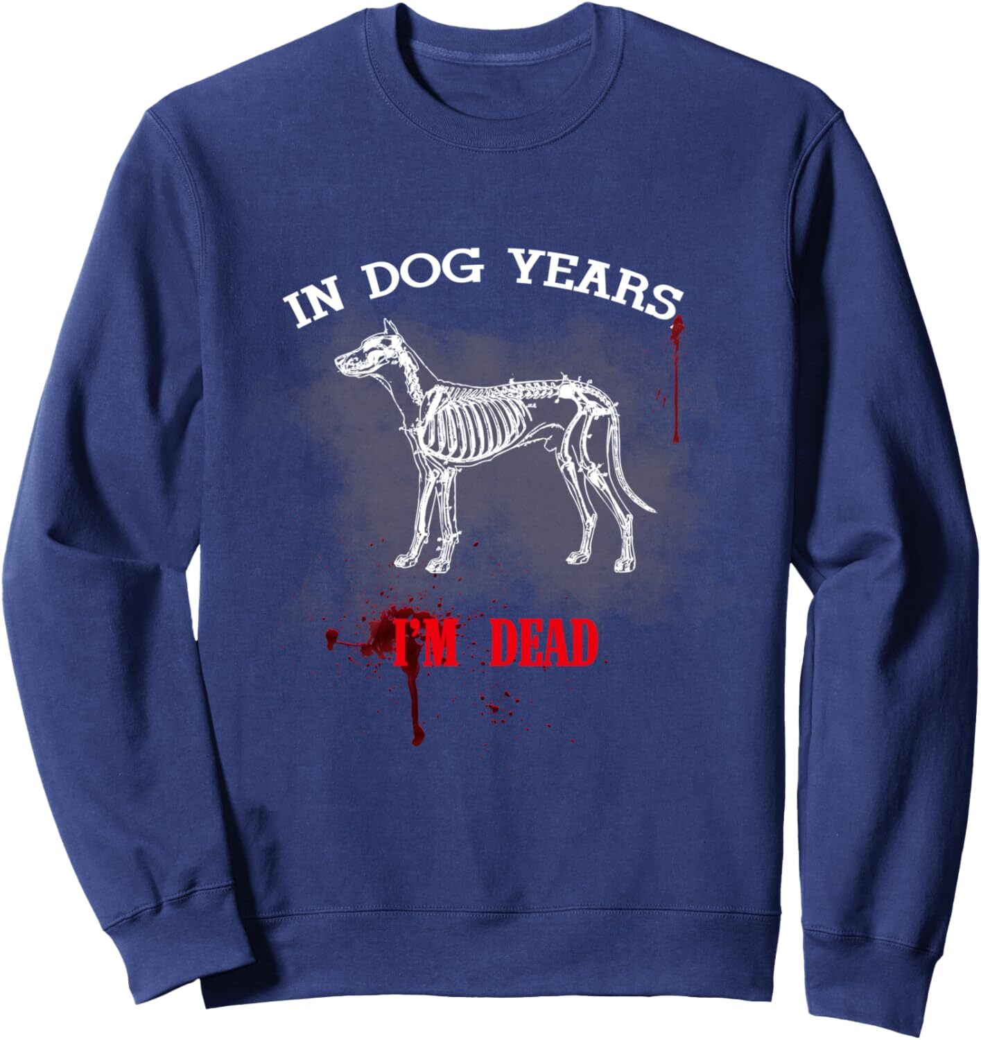 Long Sleeve Shirts for Men sweatshirt In Dog Years Dead Funny Great Gift for Pet Owner Sweatshirt T shirt Tee Streetwear Casual tops clothes