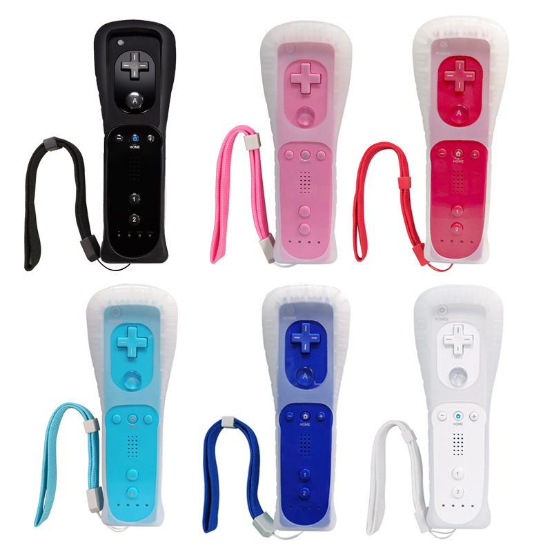 Game Controllers & Joysticks 2 In 1 Built Motion Plus Remote Controller Gamepad For Wii Console With Bags Package