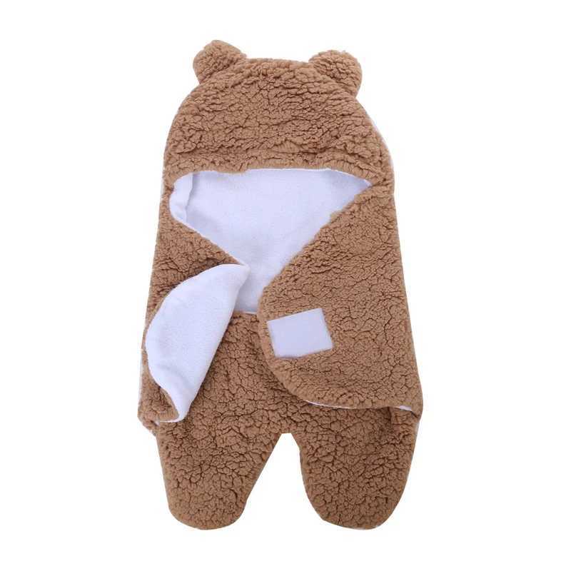 Newborn Blanket Cute Cartoon Toddler Winter Warm Sleeping Sack Stroller Wrap High Quality Safety Baby Swaddle NewXJ240822