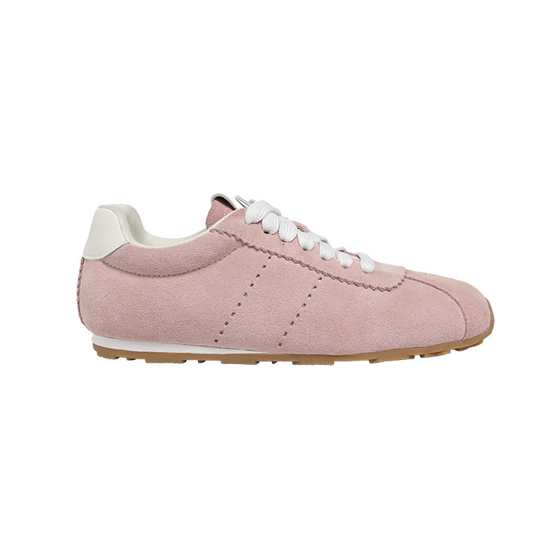 Ddmysports Newcomer Reduction Leather Edition Casual Sports Training Spring New Flat Forrest Gump Women S Board Shoes OUTDOOR