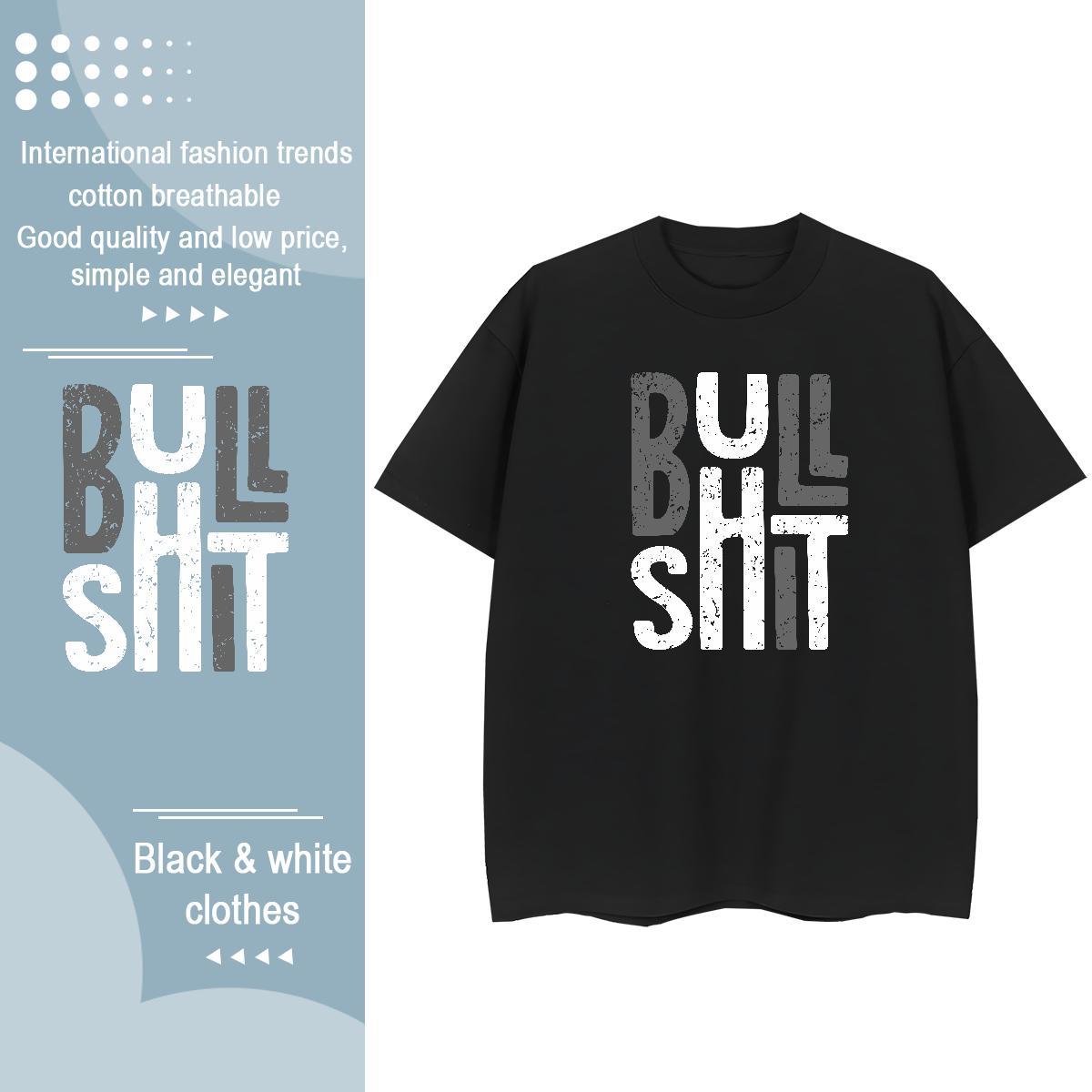 High quality Tshirt for Man Woman 100% Cotton 230g letter Street Wear T Shirts Women Breathable Cartoon Print Clothes