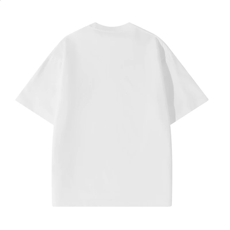 selling trend printed short sleeved Tshirt cotton mens casual Y2k oversized simple and fashionable loose top 240822