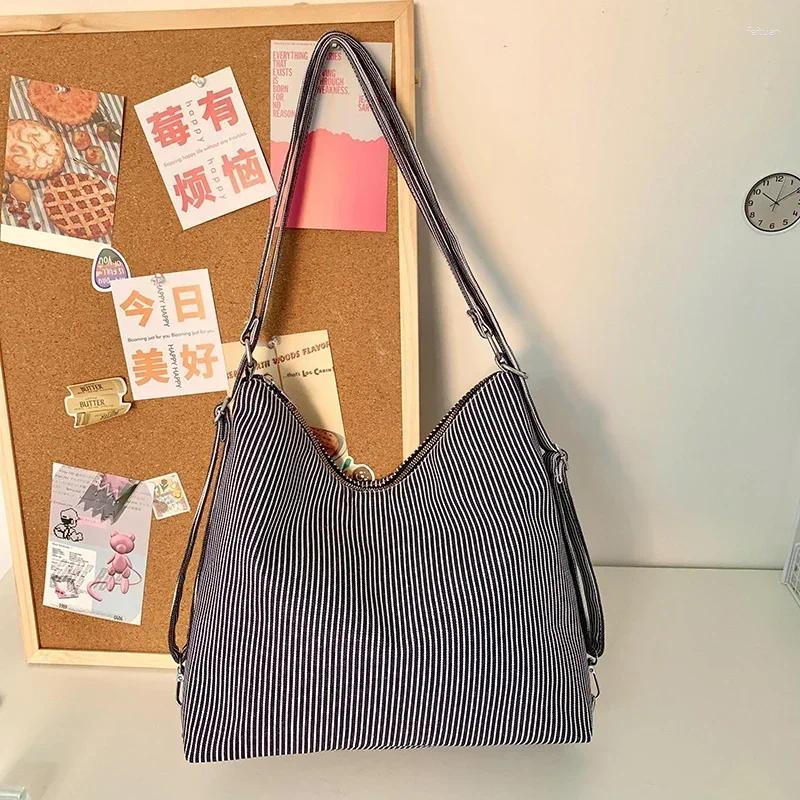 Totes Sausage Dog Multi Functional Bag For Women 2024 Large Capacity Single Shoulder Tote Fashion Striped Bolsa De Hombro