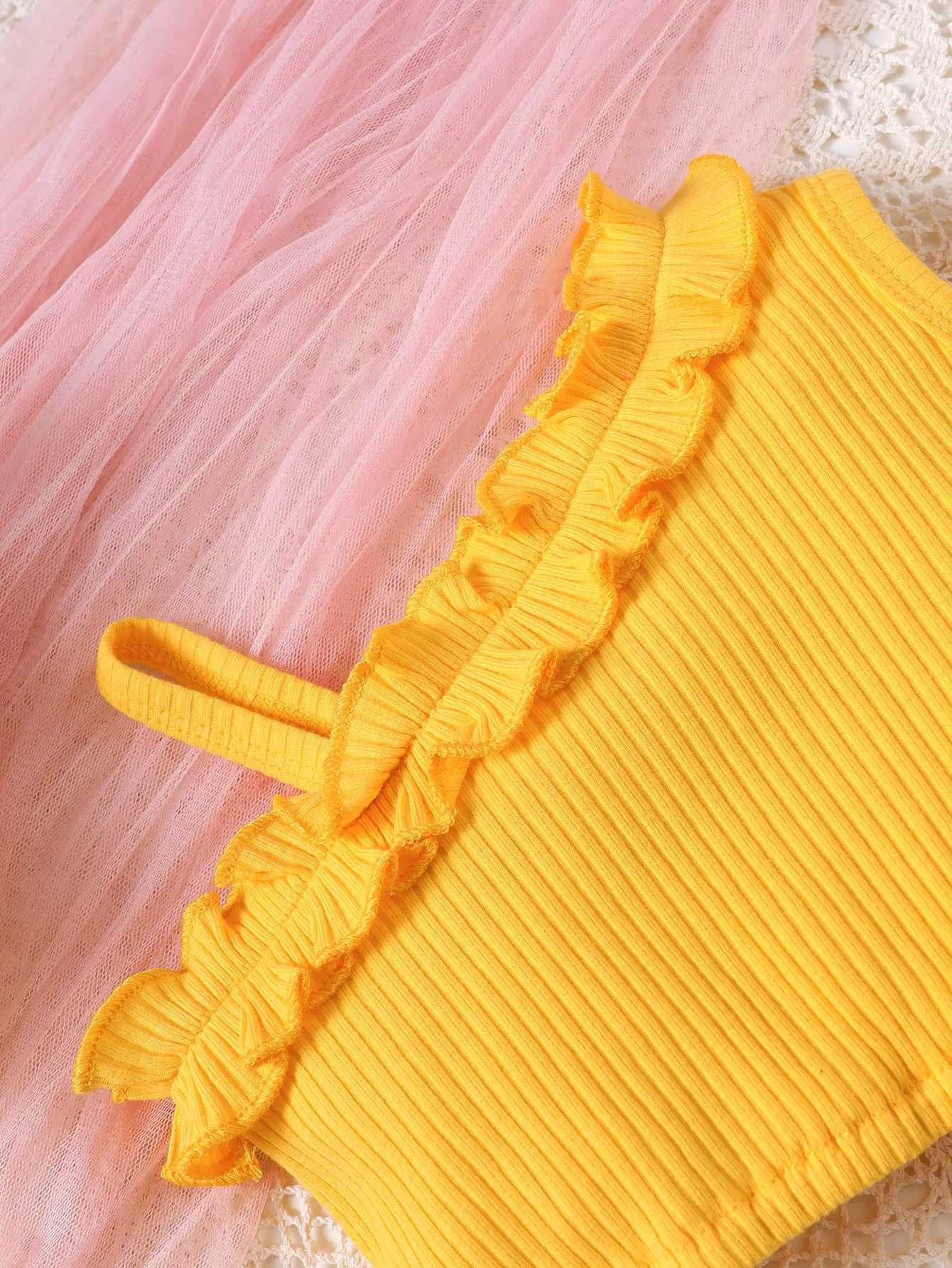 New Newborn Girl Baby Summer Sling Sleeveless Cotton Casual Daily Big Bow Print Baby Clothing Set W250218