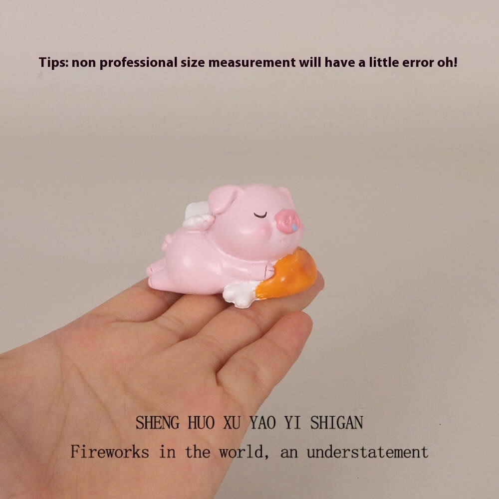 Cute Cartoon Mini Animals (Pig and Elephant) for Home and Auto Decoration - OB11 Style