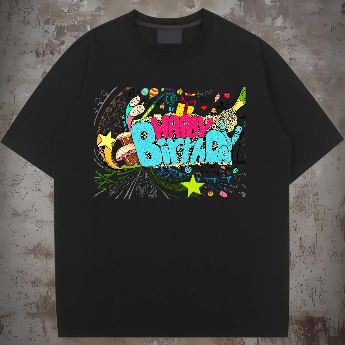 Free Shipping Womens Tshirts 230g Pure Cotton letter Sports Street Wear T Shirt For Woman Crew Neck DIY Anime Tops Shirt
