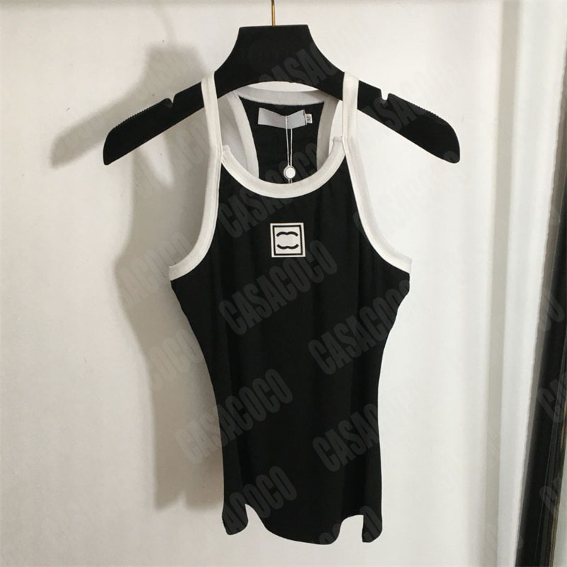 Ladies Luxury Tank Top Sleeveless Teeshirt Summer Sexy Vest Black White Crop Tops Women Tee Shirts Singlet T-shirts Designer T Shirts