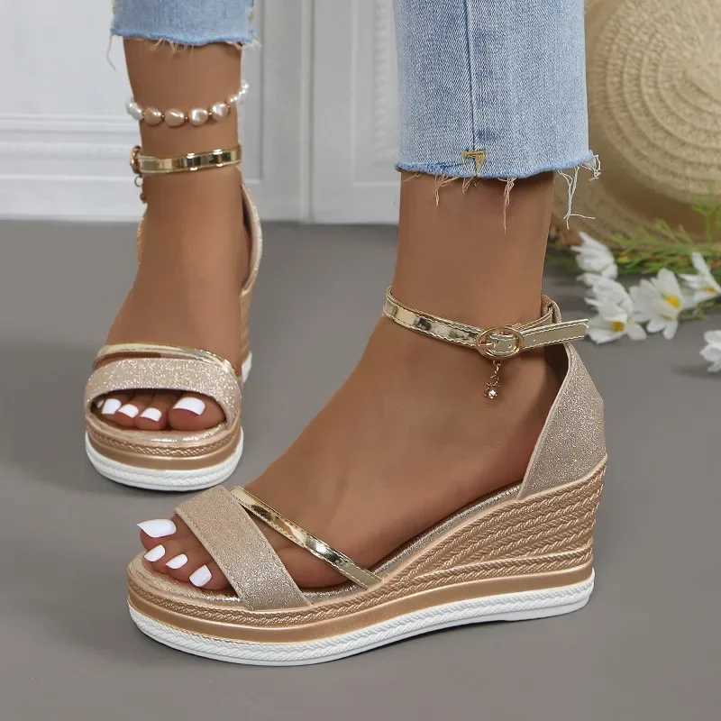 New Summer Shoes for Women Wedges Sandals Women High Heels Sandals Slides Women Designers Shoes Platform Sandals CL240806