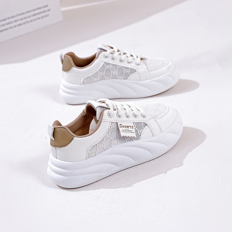 Ddmysports Breathable Mesh White Flat Bottom Women S Board New Summer Non Slip Soft Sole Sports Shoes OUTDOOR