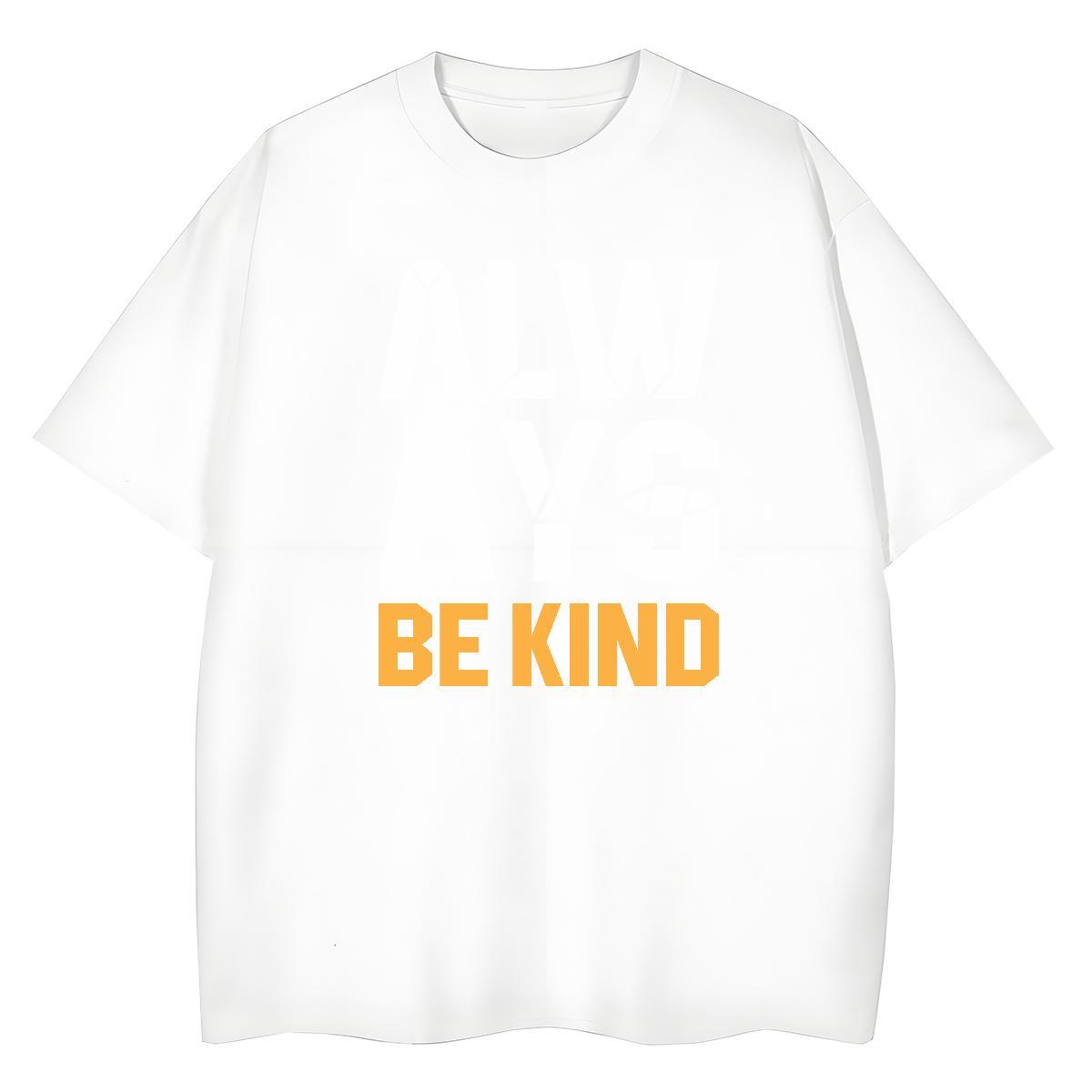 Comfortable Woman Tshirt 230g Cotton letter Sports Casual T-Shirts Breathable Short Sleeve Cartoon Printing L-4XL Tops Tees