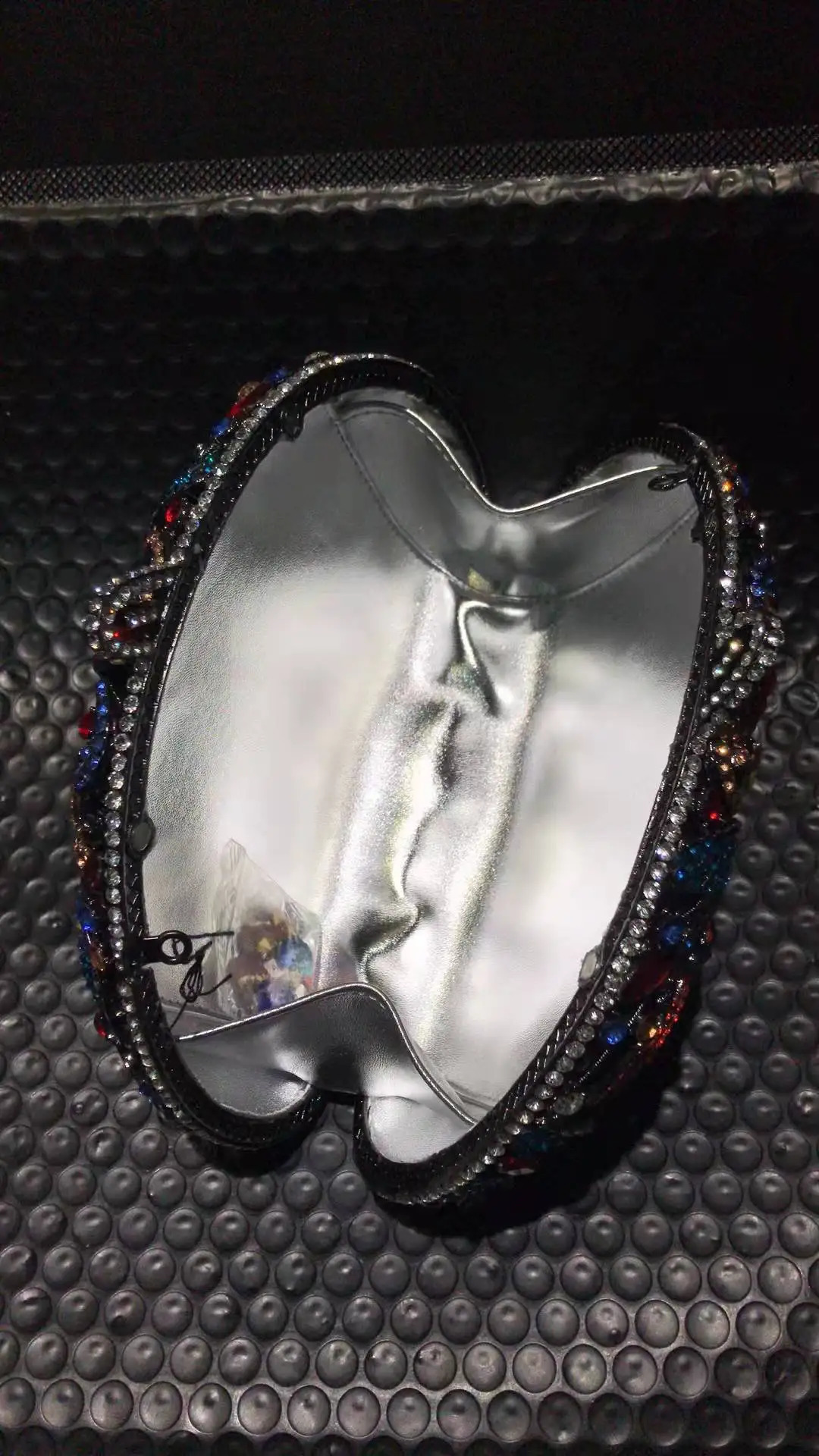 Xiyuan multicolor womens Leaves crystal stone evening bag and handbag wedding party banquet Rhine elegant clutch wallet 240823