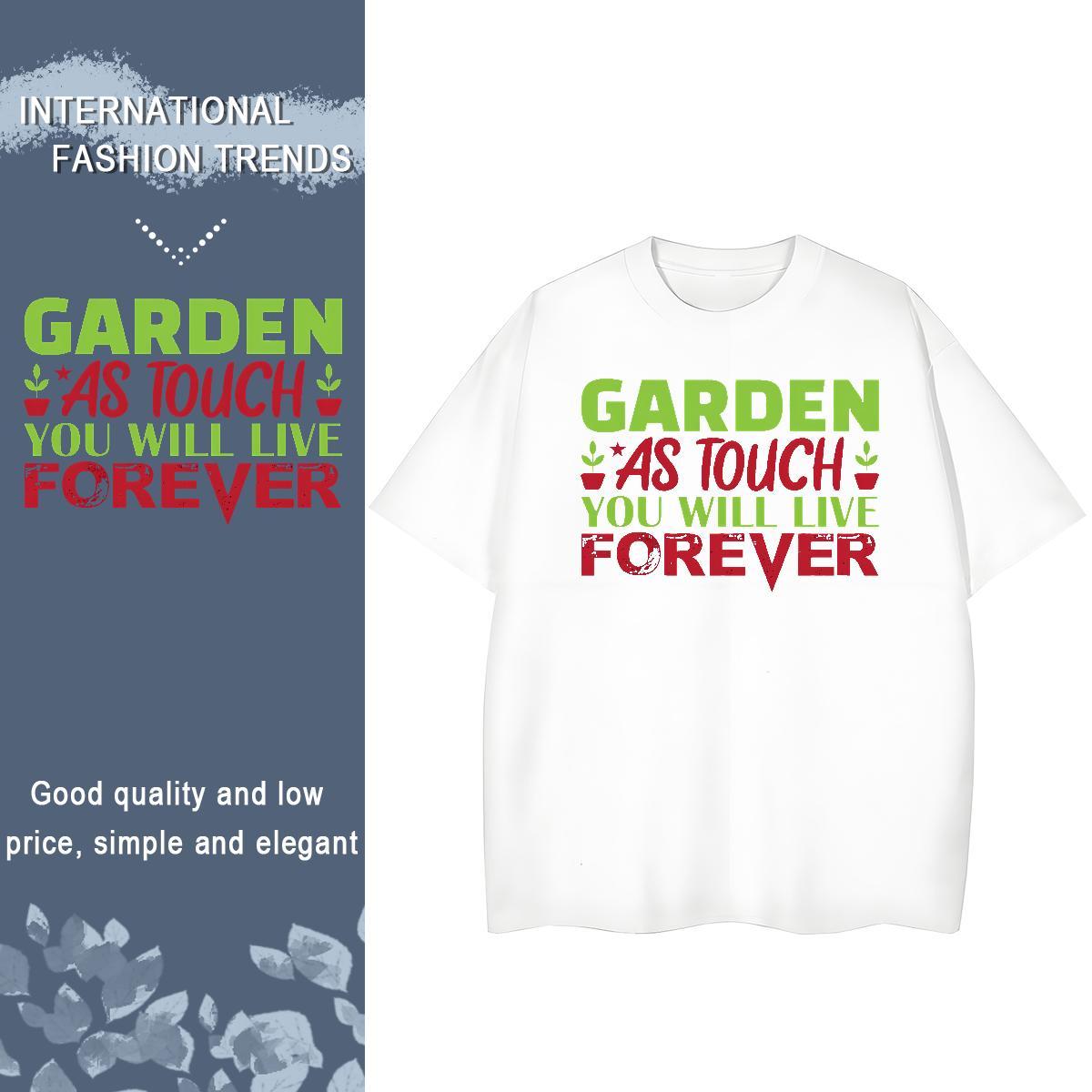 Free Shipping Women Tshirts 230g Pure Cotton letter Street Casual Women T Shirts Breathable Short Sleeve Custom Printed Top Shirts