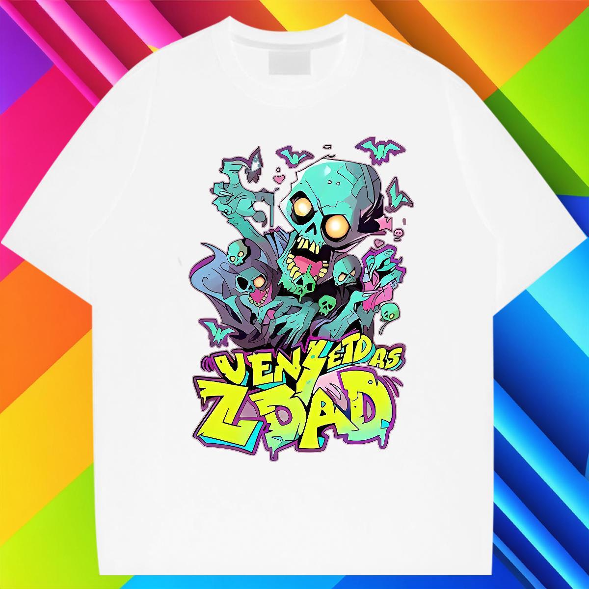 Cool T shirt 230g 100% Cotton skull Outdoor Custom Printed O Neck Short Sleeves Tshirt for Man Woman Wholesale Tops Shirt