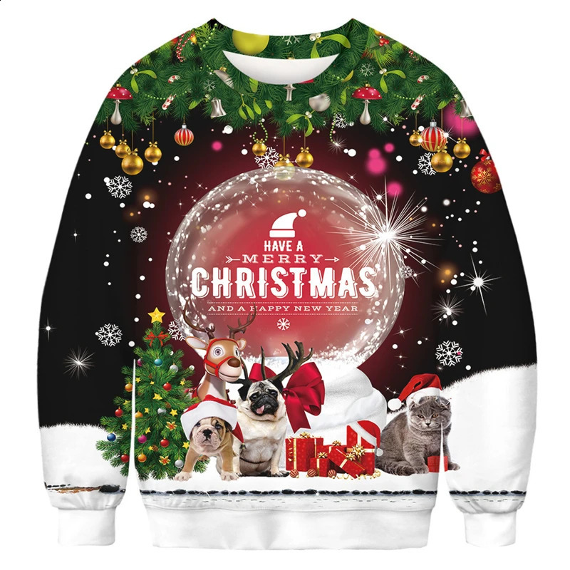 Mens Women Ugly Christmas Sweater Funny Humping Reindeer Climax Tacky Christmas Jumpers Top Couple Holiday Party Xmas Sweatshirt 240823