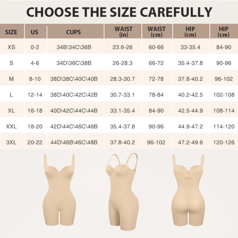 Fajas Colombianas low back seamless bodysuit shaping buttocks shaping body backless strapless womens flat abdominal corset 240822