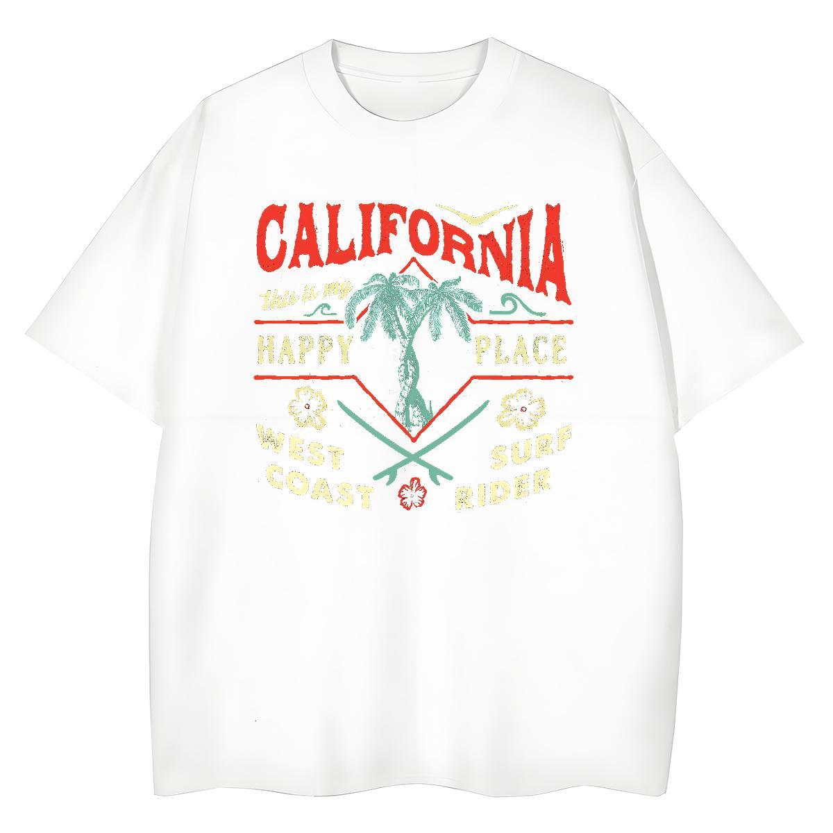 Cool T shirt 230g Cotton tree Hip Hop Street DIY Crew Neck Men Tshirts 2024 Designer Tees Shirts