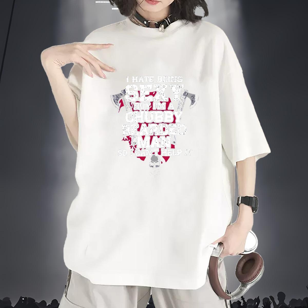 Designer Women Tshirts 230g Cotton letter Street Wear T-Shirts O-Neck Short Sleeve Plus Size Custom Tops Shirt