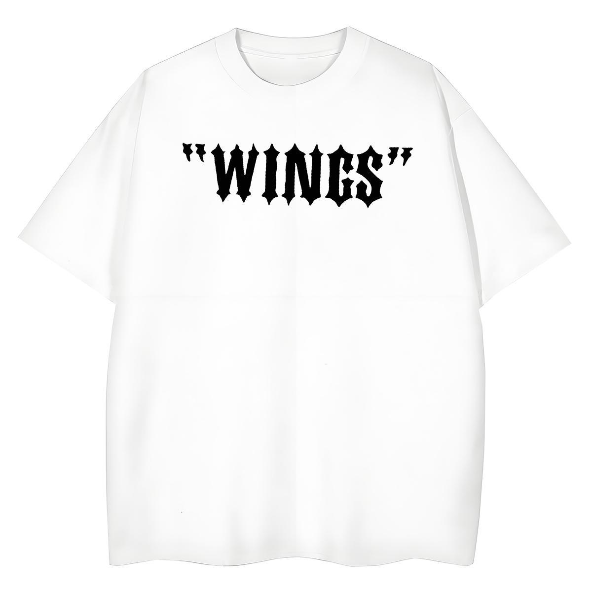 Loose Women Tshirts 230g Cotton letter High Street Hip Hop Woman T Shirts Crew Neck Breathable Customized Tops