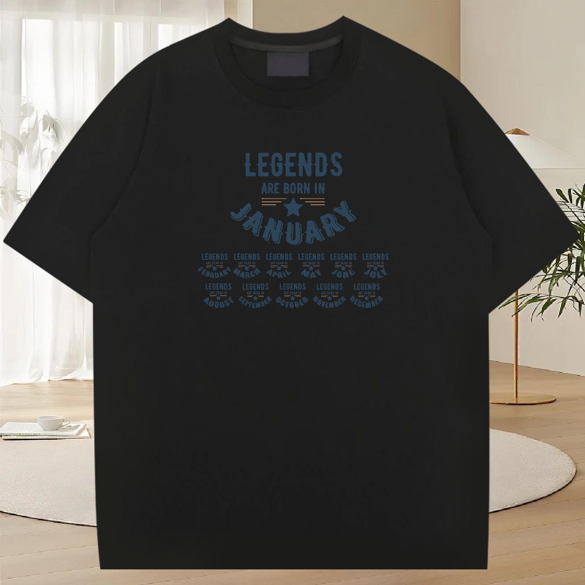 Loose Fit T-Shirts 230g Cotton letter Anime Printing Street Black White Short Sleeve Soft Men Tshirts Free Shipping Clothes