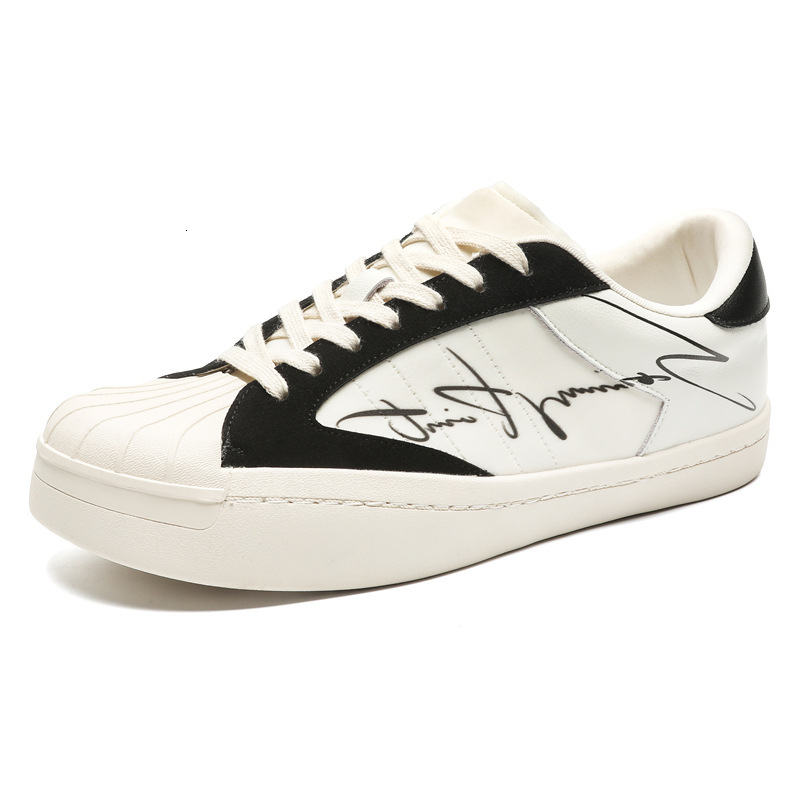 Ddmysports New Four Seasons Trend Personalized Logo Splicing Lace Sports And Leisure Shell Ead Men S Trendy Shoes OUTDOOR