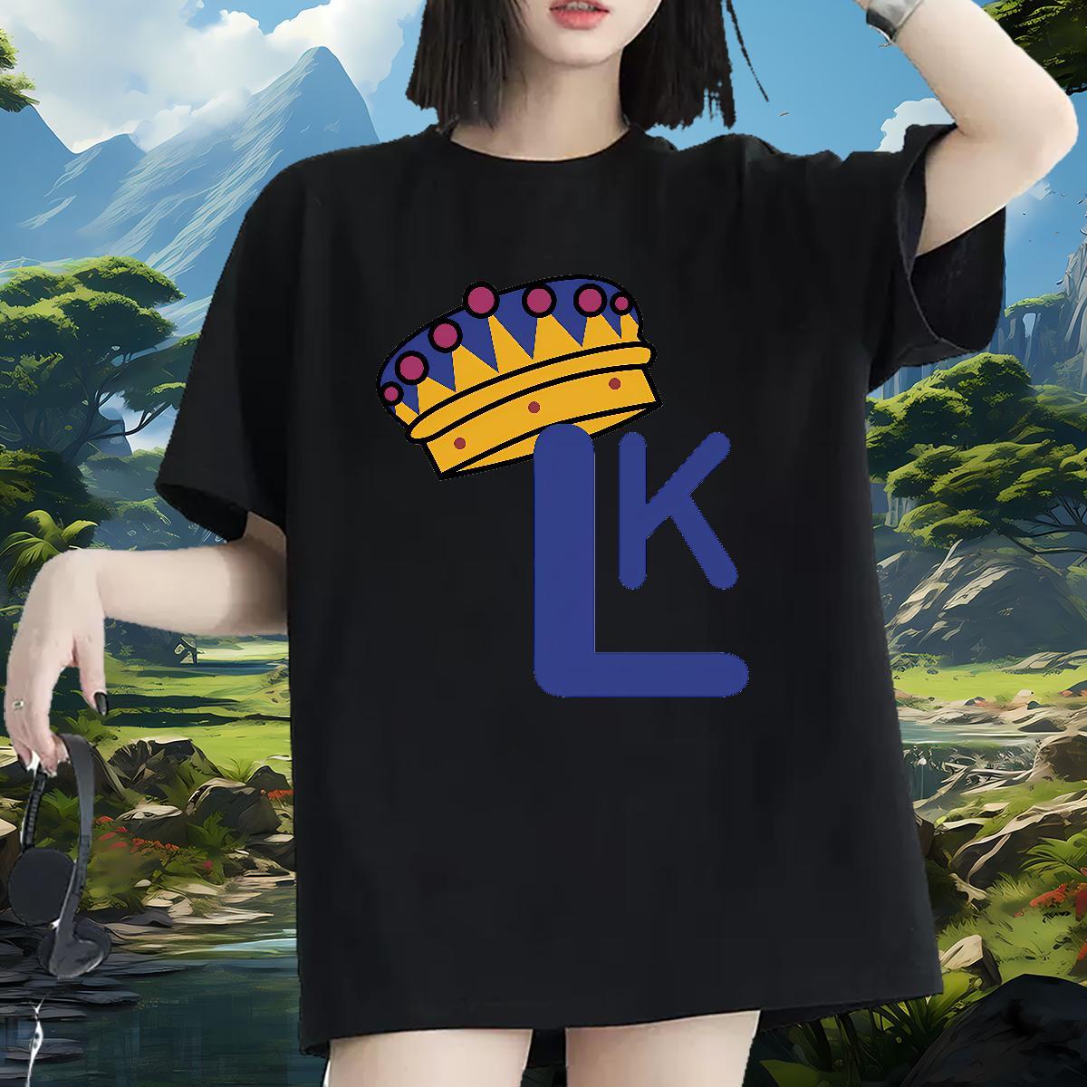 Lady Woman Tshirt 230g Pure Cotton letter Casual T Shirt For Woman O Neck Short Sleeves Custom Printed Clothings