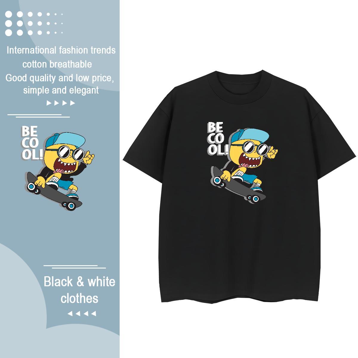 Brand Womens Tshirts 230g 100% Cotton USA Beach T Shirt For Woman Breathable Anime Oversized Polos