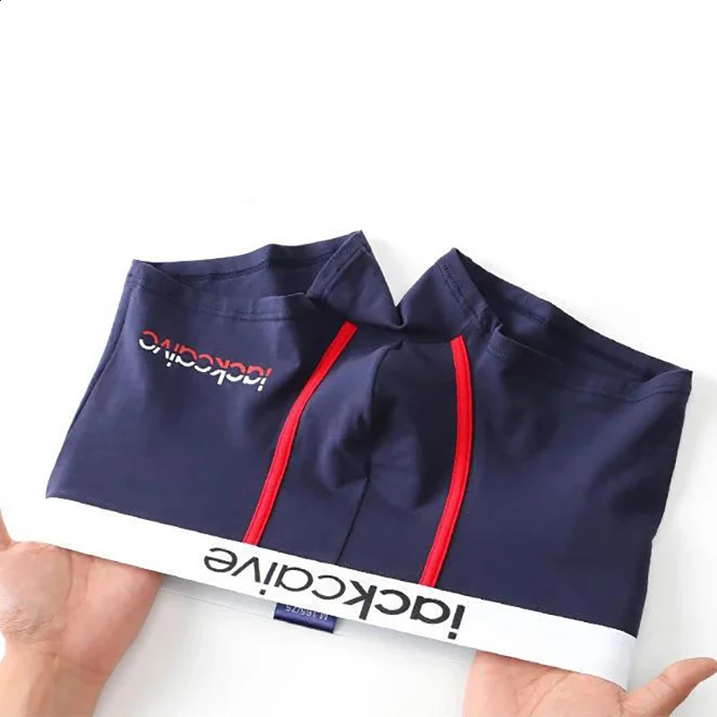 4 pieces of underwear mens boxing shorts sexy cotton 240822