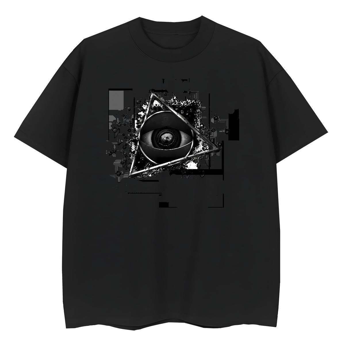 Designer T shirt 230g Cotton eye of the devil Hip Hop Street Asian Size Breathable Men Tops Tees Fashion Design Clothings