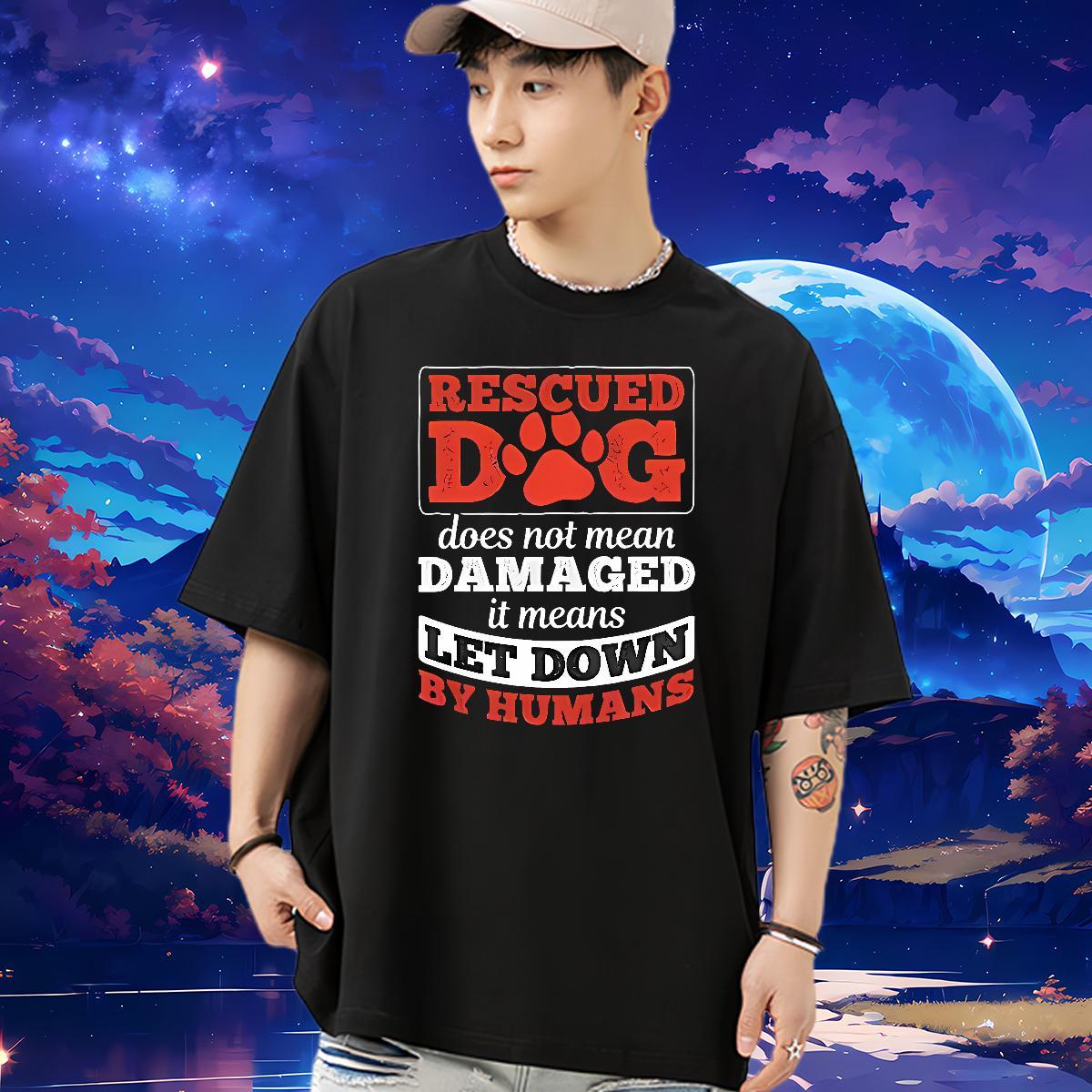 Comfortable Mens T Shirts 100% Cotton 230g letter High Street Hip Hop Cartoon Printing L-4XL Short Sleeve O-Neck Couples T Shirts Casual New Tees